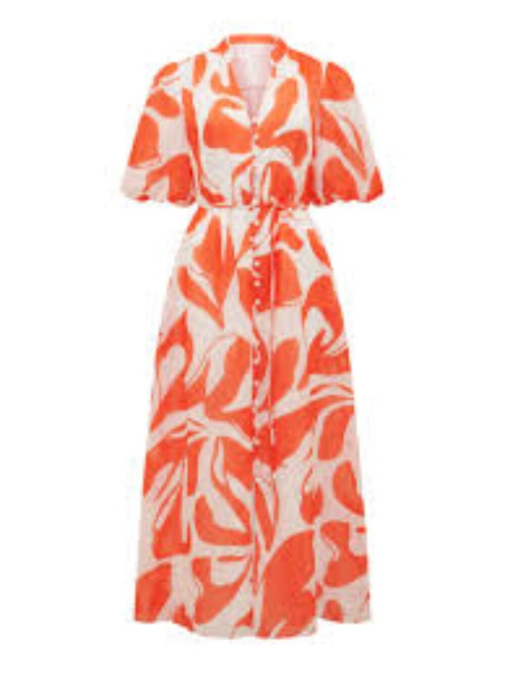 [NWT] EVER NEW Floral Ramie Maxi Dress